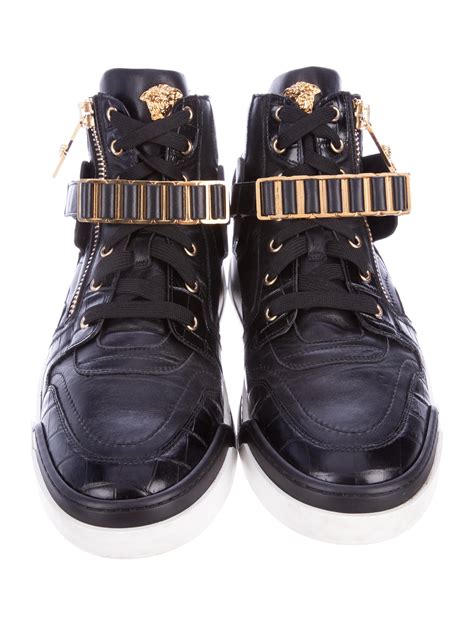 versace man sneakers|versace medusa high top sneakers.